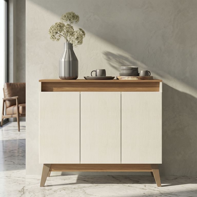 Aparador Treviso Beige Roble 91x30x80