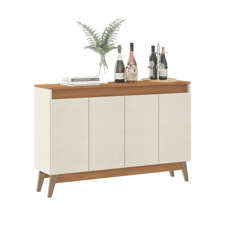 Aparador Trento Beige Roble 121x30x80
