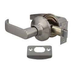 ANDESLOCK - Cerradura Manilla Cerradura libre paso Tubular Gris