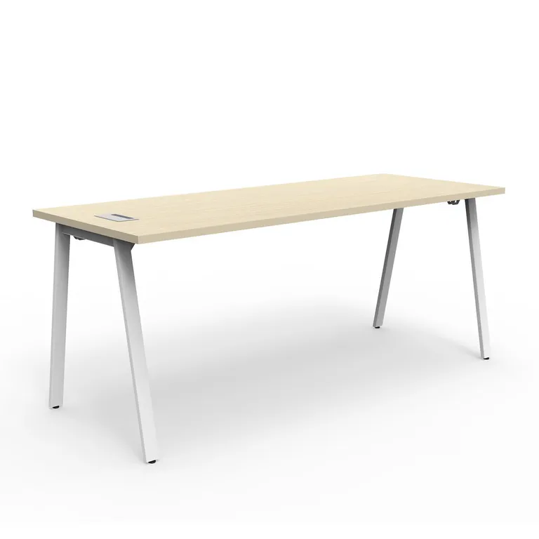 Escritorio Alpha Office Pure Legno/Blanco 180x75x70 cm