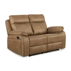 CIC - Sofá Reclinable 2 cuerpos Sevilla 156x100x98 cm Café