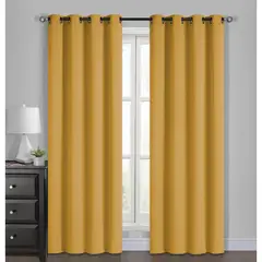 CHANTILLY - SET CORTINAS LISBOA 4P ORO Set cortina 280x220 cm Oro