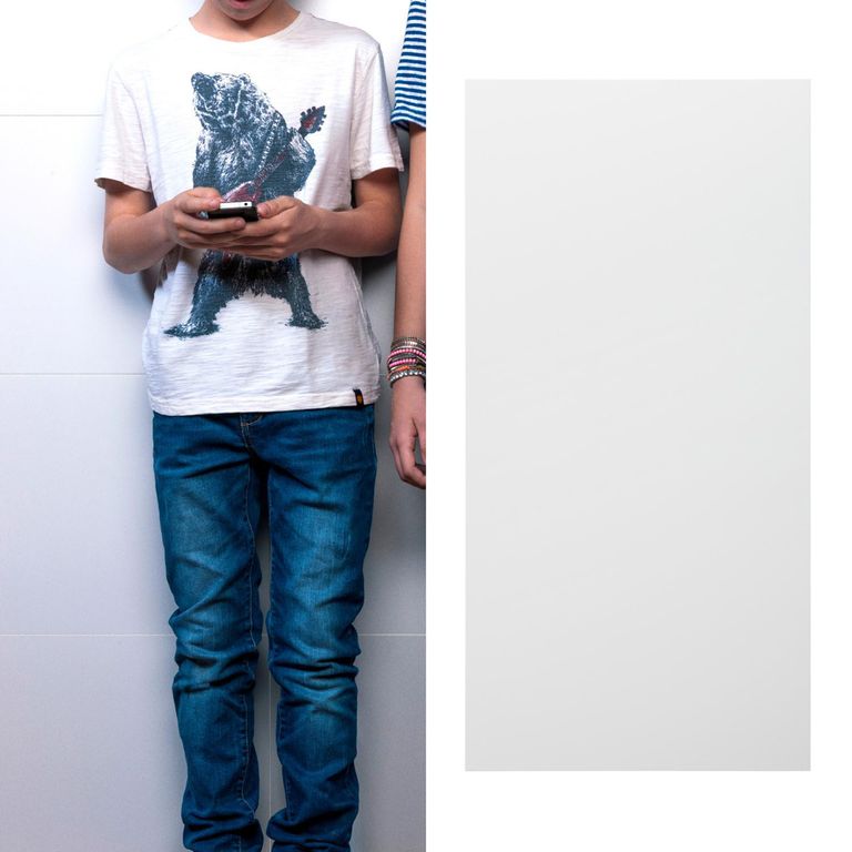 Cerámica 30x60 cm Blanco Satinado Rectificado Blanco 1.62 m2
