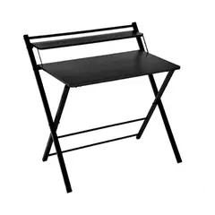 BE DESIGN - Escritorio Plegable Negro 88x93x50 cm
