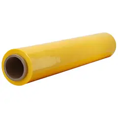 TOPEX - Rollo Stretch Film color amarillo 1,6 kg para embalaje, protección y diferenciación de carga
