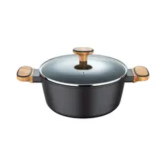 BERGNER - Olla de Aluminio fundido 24 cm 3.7 l Negro Olivar