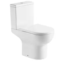 FANALOZA - Sanitario Two piece Dual Múltiple 6 Litros Alcalá Blanco