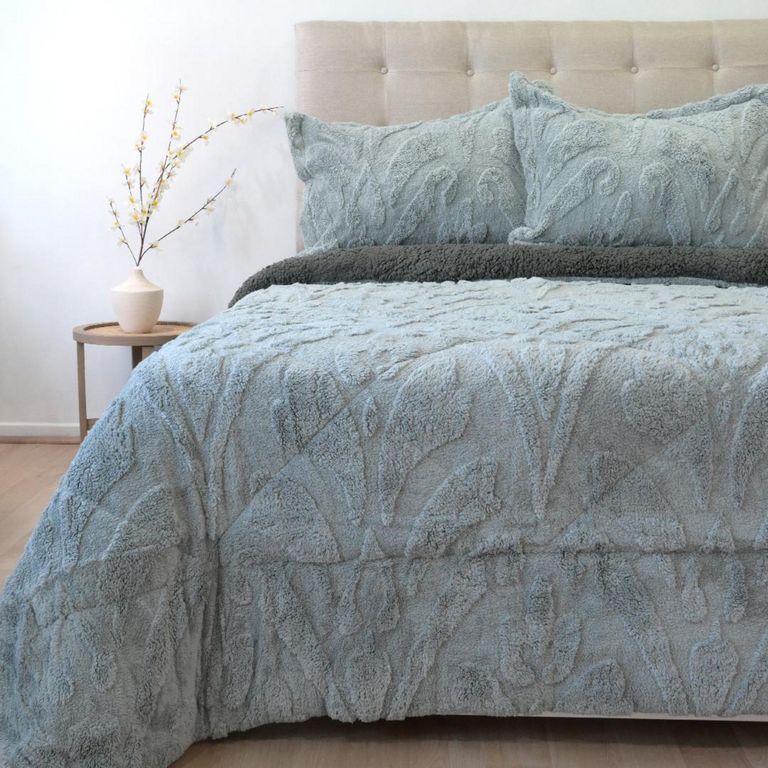 DORAL Cubrecama King Jacquard Beige