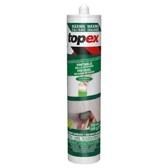 TOPEX - Sellador acrilico blanco 300 ml
