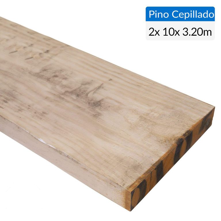 Pino Certificado Seco Cepillado 2x10 3,2 m