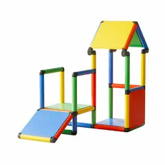KIDSCOOL - Juego Modular Montessori Color 5 En 1 Gimnasio Evolutivo 85x116x125 cm Multicolor Desde 9 meses