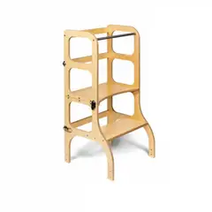 KIDSCOOL - Torre de aprendizaje Montessori 2 en 1 madera