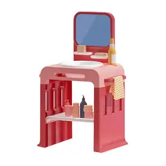 KIDSCOOL - Lavabo Infantil Montessori Estación de Aseo y Autonomía Rosad