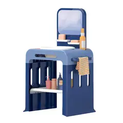 KIDSCOOL - Lavabo Infantil Montessori Estación de Aseo y Autonomía Azul