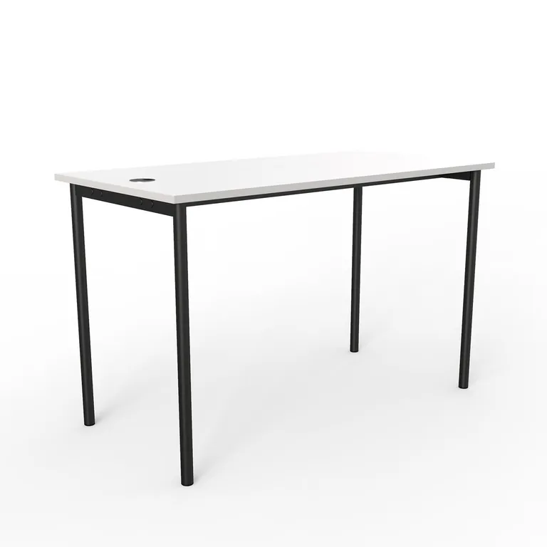 Escritorio Versa Urban Blanco/Negro 120x75x60 cm