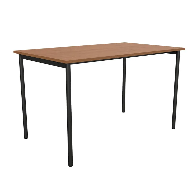 Mesa Versa Urban Roble/Negro 125x75x75 cm