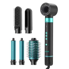 BEZEL - Secador de Pelo Multistyler 6 en 1 BHR-015 Negro