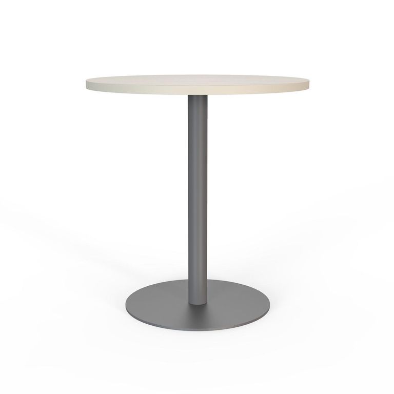 Mesa Disco Pure Legno/Gris 70x70x75 cm