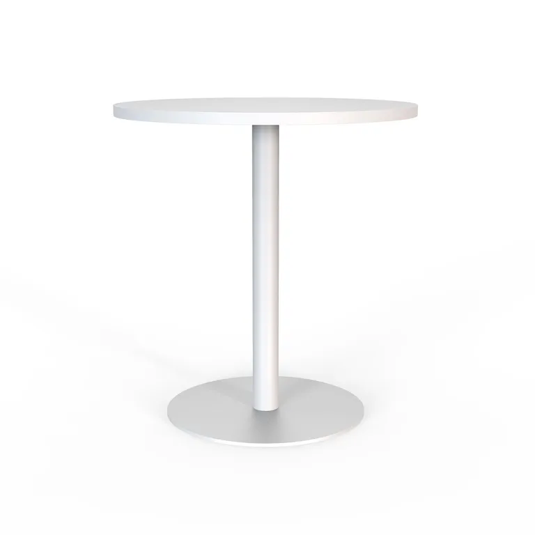 Mesa Disco Blanco 70x70x75 cm