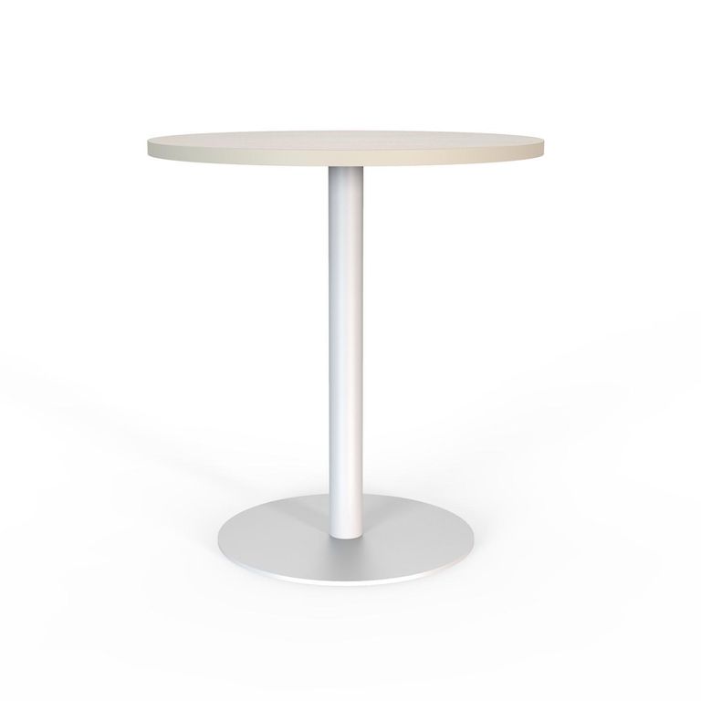 Mesa Disco Pure Legno/Blanco 70x70x75 cm