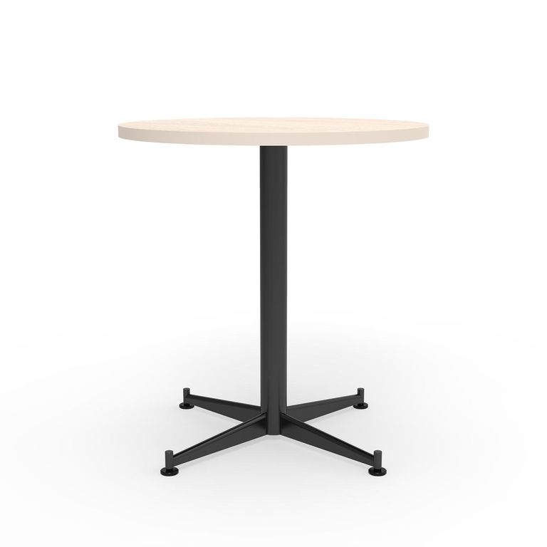 Mesa Multipropósito Columna Pure Legno/Negro 70x70x75 cm