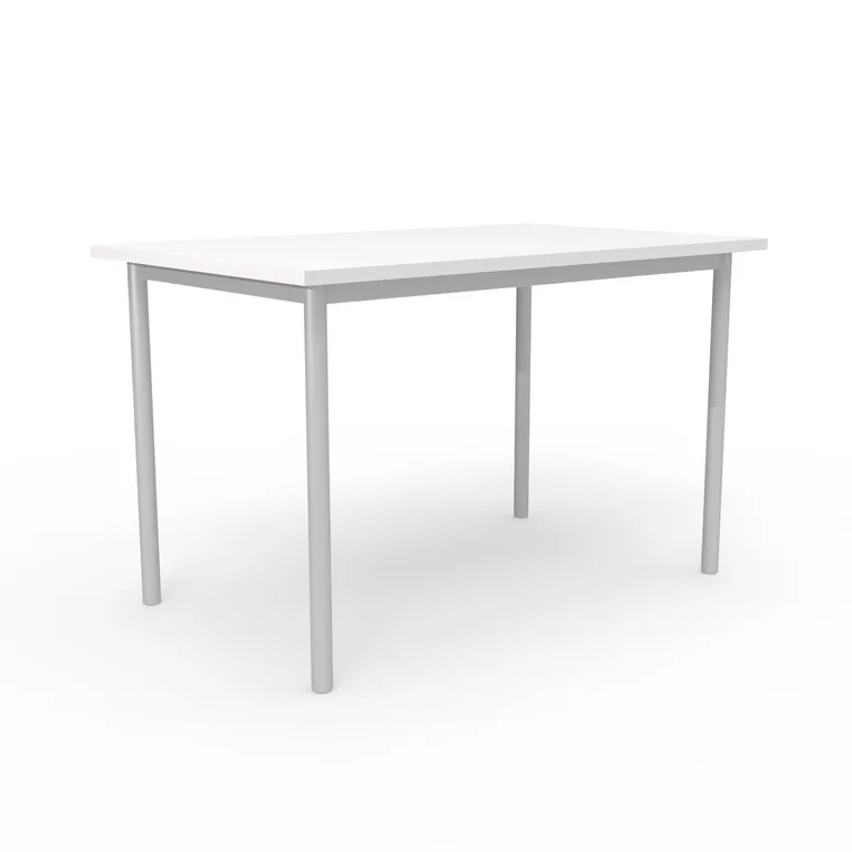 Mesa Línea Plana Blanco/Gris 120x75x75 cm