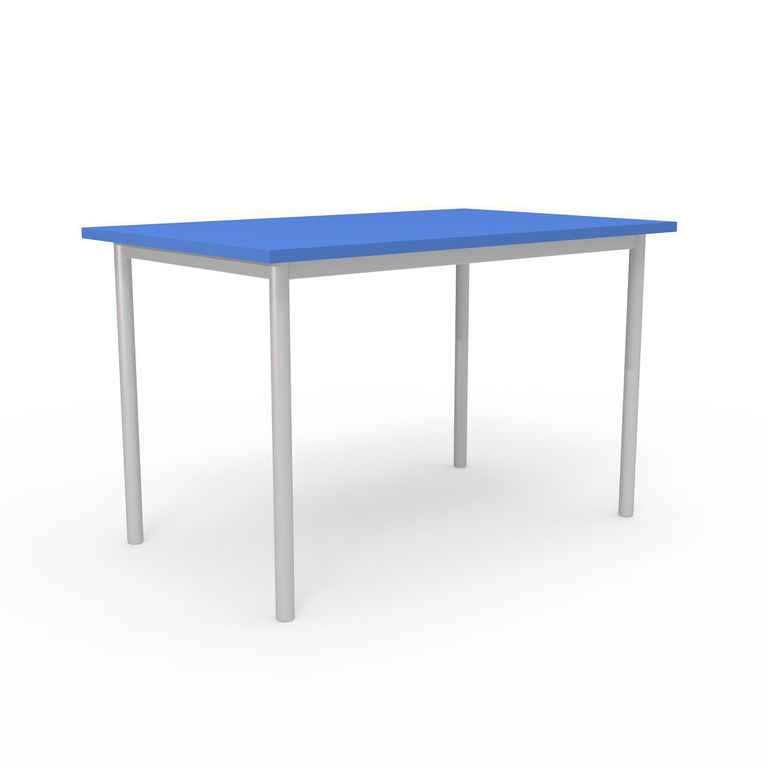 Mesa Línea Plana Azul/Gris 120x75x75 cm