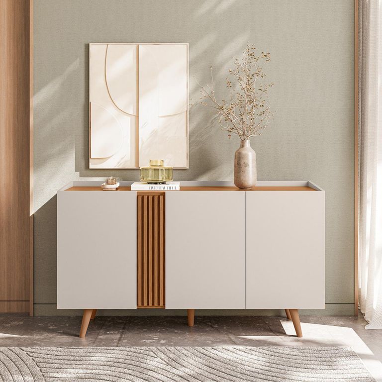 Buffet Capri Off White/Freijo 39.3x136x77.2 cm