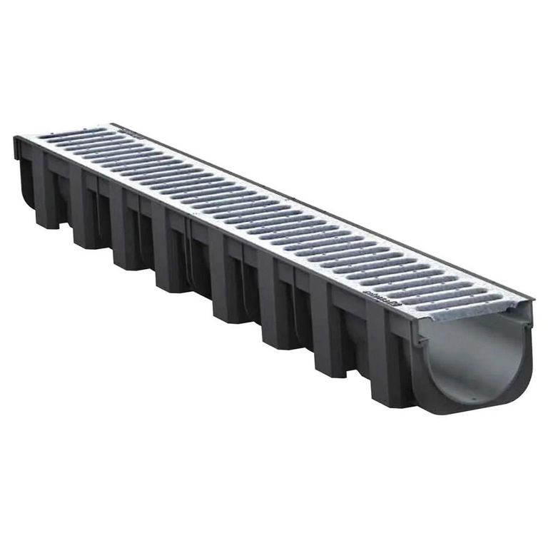 Set Canaleta Peatonal + Rejilla A15 Reforzada 1 mt