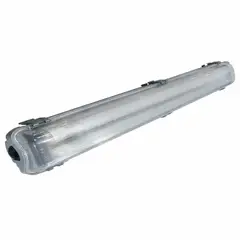 MEGABRIGHT - Estanco 2x9W 60cm frío con tubos