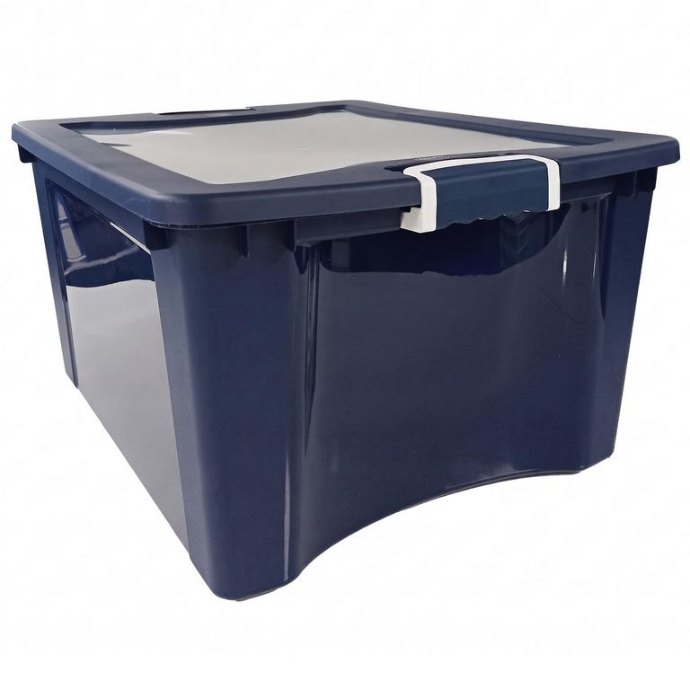 Caja Clarity 48x36x58 cm 71 l Azul