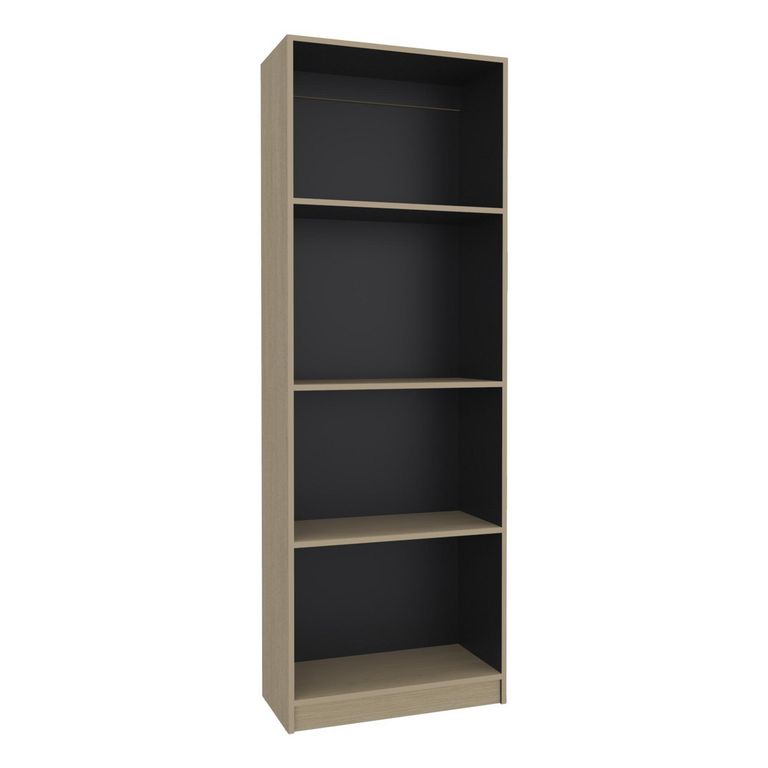 Estante MDP 4 Nivel(es) 62.8x180.6x29.9 cm Cartagena/Wengue