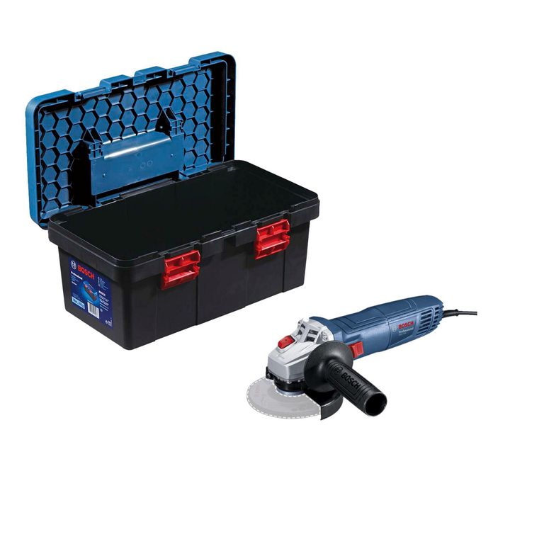 Esmeril angular 710 W + caja de herramientas a $46.990