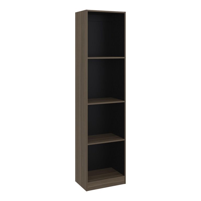 Estante MDP 3 Nivel(es) 45x180.6x29.9 cm Avellana/Wengue