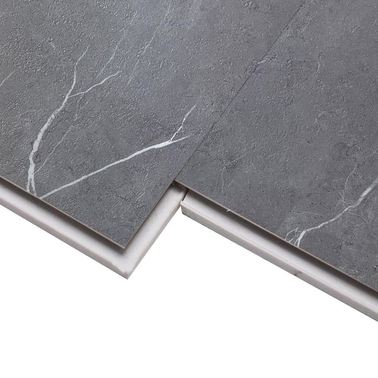 Piso Vinílico SPC 4 mm 30x60 cm Travertino Negro Marmol 2.23 m2