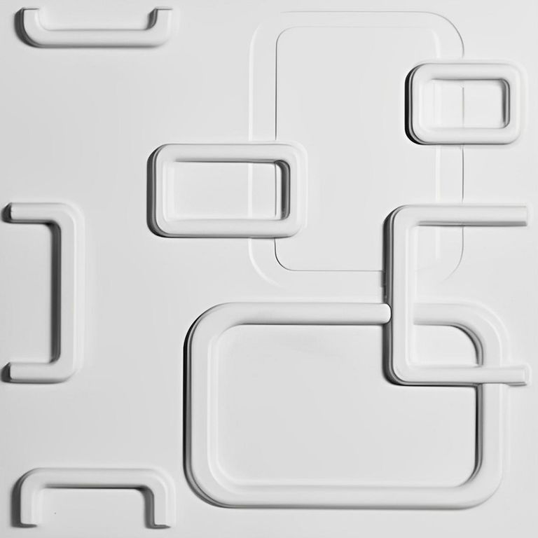 Wall Panel D012 50x50 cm Blanco