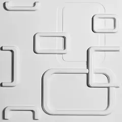 HOGA - Panel Pared D012 50x50 cm Blanco