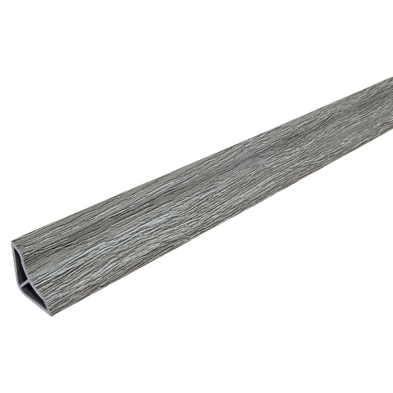 Moldura 1/4 Rodon PVC Oak 15 mm 1.5x200 cm
