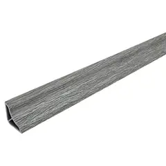 HOGA - Moldura 1/4 Rodon PVC Oak 15 mm 1.5x200 cm