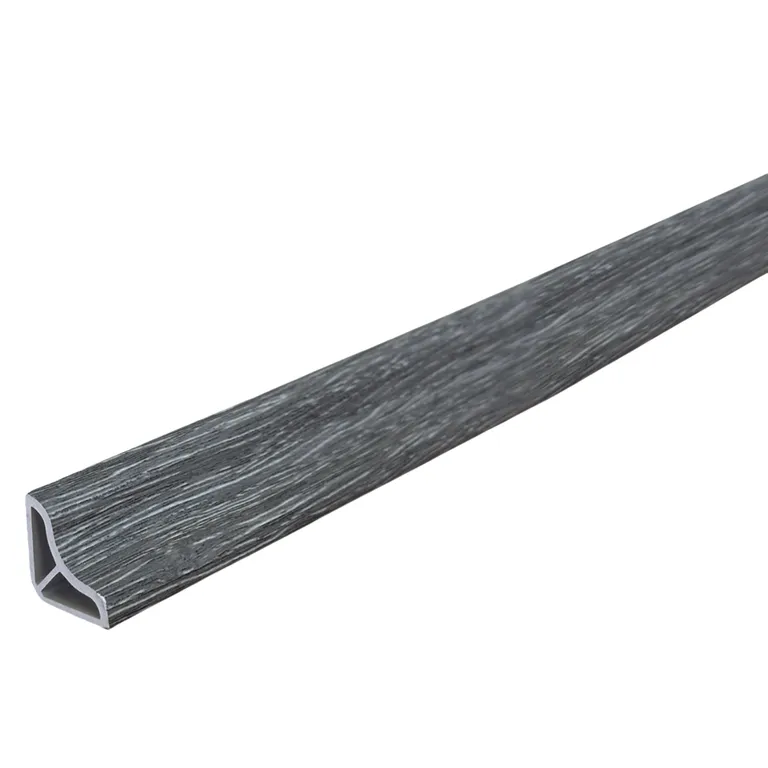 Moldura PVC Gris Londres 15 mm 1.5x200 cm