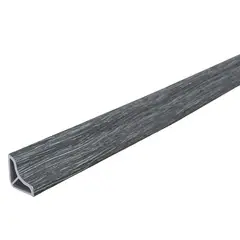 HOGA - Moldura PVC Gris Londres 15 mm 1.5x200 cm
