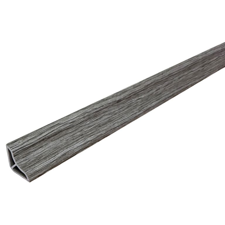 Moldura PVC Gris grafito 15 mm 1.5x200 cm