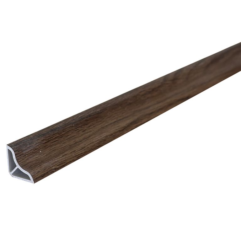 Moldura PVC Café 15 mm 1.5x200 cm