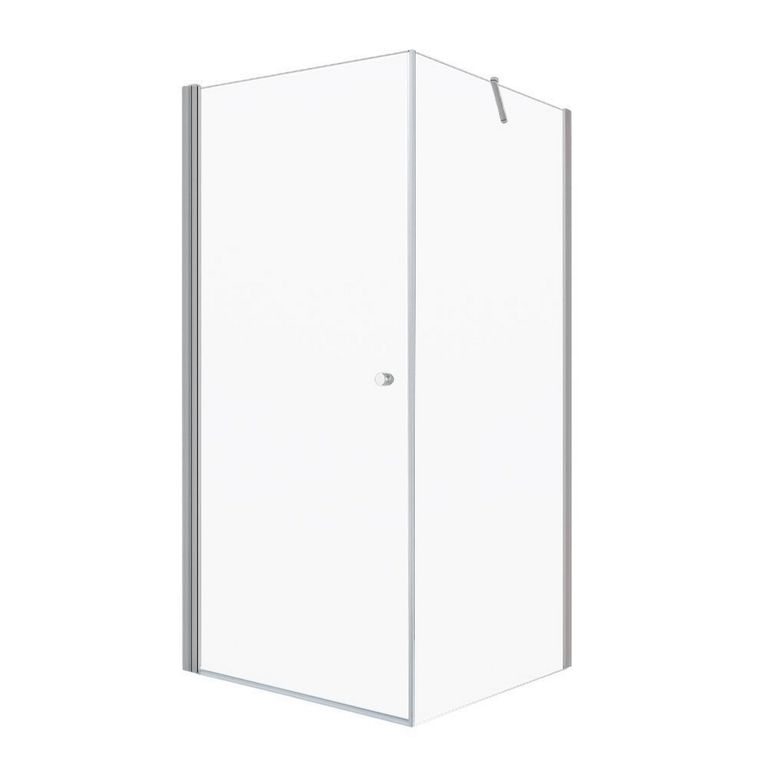 Mampara de Receptáculo 80x186.7 cm Vidrio Templado 6 mm