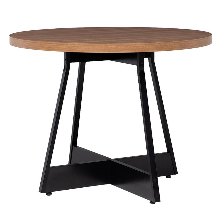 Mesa Capitolio Canela/Negro 100x76.5x100 cm