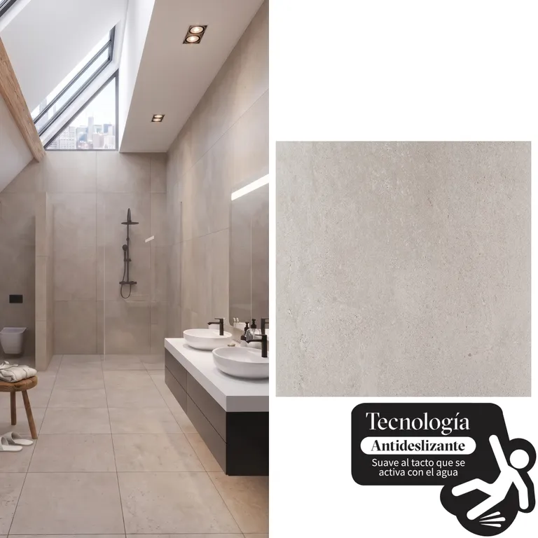 Gres 60x60 cm Capital Grey Antislip Gris 1.44 m2