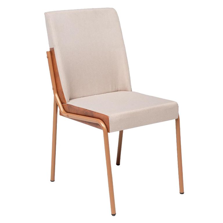 Set 2 Sillas Palmas Canela 88x46x60 cm