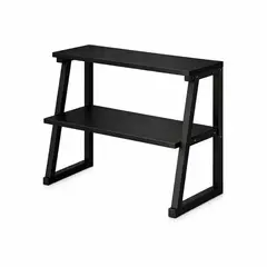 SOHOGAR - Organizador para Impresora 2 Niveles Negro 65x60x34 cm
