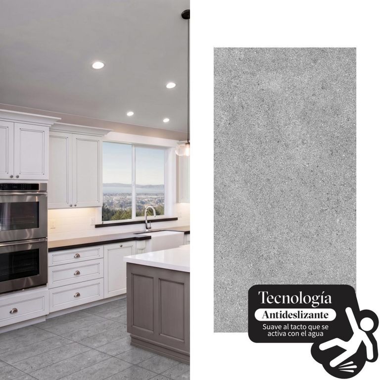 Gres 30x60 cm Axis Grey Antislip Gris 1.44 m2
