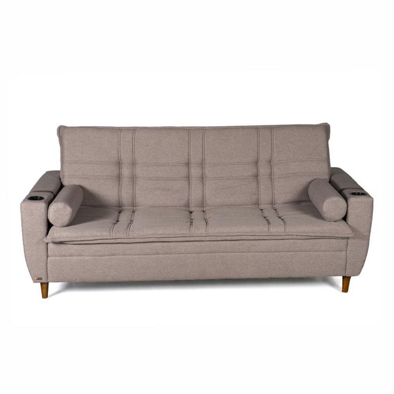 Sofá Reclinable 3 cuerpos Blend 101x98x215 cm Café